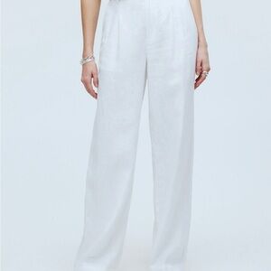 Madewell Harlow Linen Pants - White - size 2T
